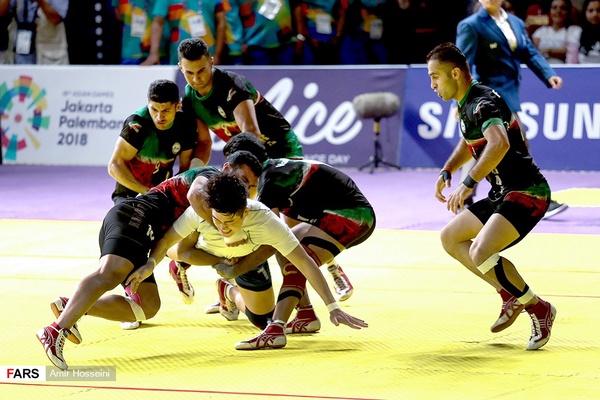 File:Iran mens national kabaddi team 13970602000432636707284535394012 98208.jpg by Amir Hosseini is licensed under CC BY 4.0