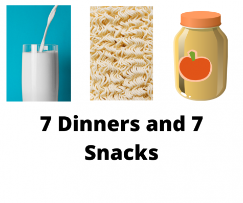 7 dinners/snacks