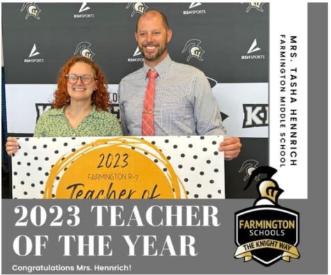 Mrs. Hennrich is Awarded Teacher of the Year