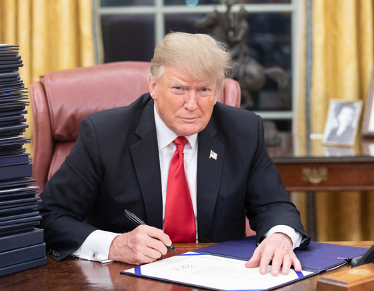 Upon his Jan. 24 inauguration, President Donald Trump signed 26 executive orders. 